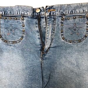 Denim Blues  size 14 blue Jean shorts stretch denim